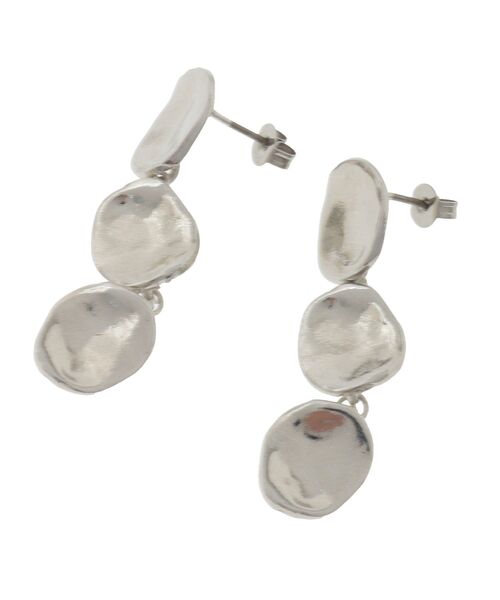 AMERICAN HOLIC（アメリカンホリック）の「ニュアンスプレートスイングピアス（ピアス（両耳用）・レディース・シルバー/ゴールド・FREE）」の5枚目の写真