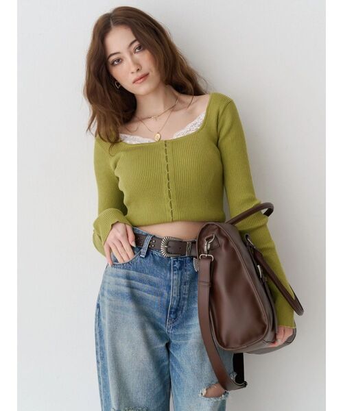 EVRIS（エヴリス）の「オリジナルスタッズバックルベルト（ベルト・レディース・ブラック/ブラウン・FREE）」の11枚目の写真