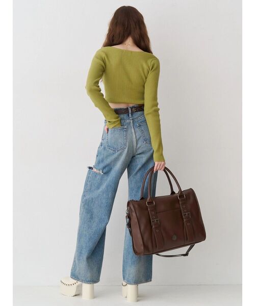 EVRIS（エヴリス）の「オリジナルスタッズバックルベルト（ベルト・レディース・ブラック/ブラウン・FREE）」の13枚目の写真