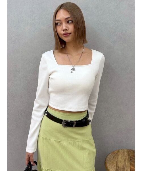 EVRIS（エヴリス）の「オリジナルスタッズバックルベルト（ベルト・レディース・ブラック/ブラウン・FREE）」の17枚目の写真