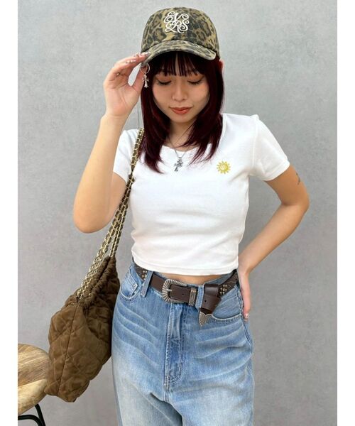 EVRIS（エヴリス）の「オリジナルスタッズバックルベルト（ベルト・レディース・ブラック/ブラウン・FREE）」の21枚目の写真