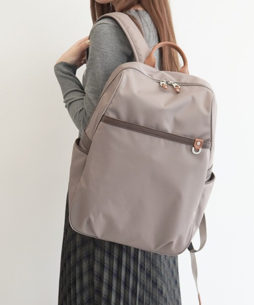 PROGRES(プログレ)の「リュックサック アベス 18L A4サイズ エアメッシュ 20184(バックパック/リュック・レディース・ブラック/ダークベージュ/ブラウン・FREE)」の1枚目の写真