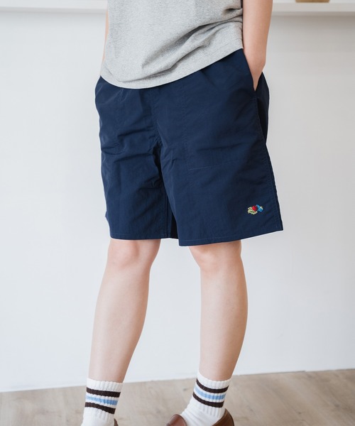 FRUIT OF THE LOOM(フルーツオブザルーム)の「【FRUIT OF THE LOOM】BAGGY SHORTS / フルーツオブザルーム マットナイロン バギーショーツ(その他パンツ・メンズ・グリーン/ネイビー/ブラック/チャコールグレー/マスタード・S/M/L/XL)」の5枚目の写真