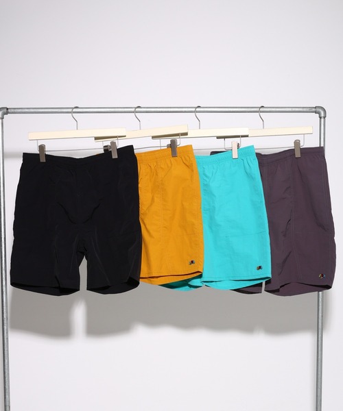 FRUIT OF THE LOOM(フルーツオブザルーム)の「【FRUIT OF THE LOOM】BAGGY SHORTS / フルーツオブザルーム マットナイロン バギーショーツ(その他パンツ・メンズ・グリーン/ネイビー/ブラック/チャコールグレー/マスタード・S/M/L/XL)」の12枚目の写真
