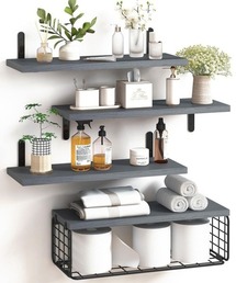 BACKYARD FAMILY（バックヤードファミリー）の「ウォールシェルフ 4枚セット（家具）」