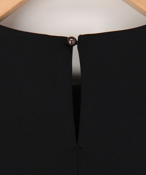 MICO COULIER（ミコクリエ）の「綿タッチダンボールニットブラウス（シャツ/ブラウス・レディース・キナリ/ネイビー・38）」の15枚目の写真