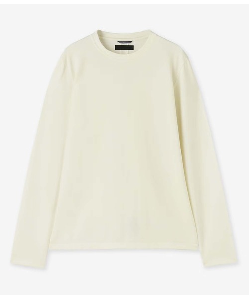 junhashimoto(ジュンハシモト)の「WASHABLE WOOL C L/S(Tシャツ/カットソー・メンズ・ブラック/ホワイト・4/3)」の2枚目の写真