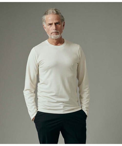 junhashimoto(ジュンハシモト)の「WASHABLE WOOL C L/S(Tシャツ/カットソー・メンズ・ブラック/ホワイト・4/3)」の10枚目の写真