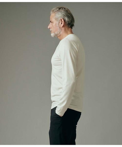 junhashimoto(ジュンハシモト)の「WASHABLE WOOL C L/S(Tシャツ/カットソー・メンズ・ブラック/ホワイト・4/3)」の11枚目の写真