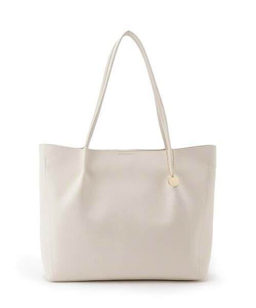 SHOO・LA・RUE(シューラルー)の「【軽量/通勤・通学】3層で使いやすい A4トートバッグ(トートバッグ・レディース・ブラック/アイボリー/ナチュラル・00)」の10枚目の写真