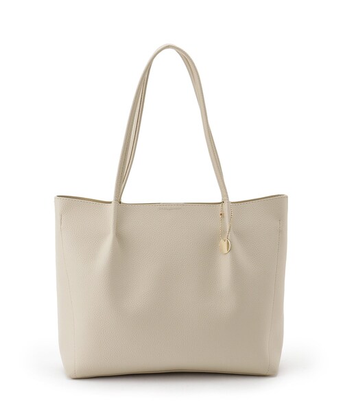 SHOO・LA・RUE(シューラルー)の「【軽量/通勤・通学】3層で使いやすい A4トートバッグ(トートバッグ・レディース・ブラック/アイボリー/ナチュラル・00)」の12枚目の写真