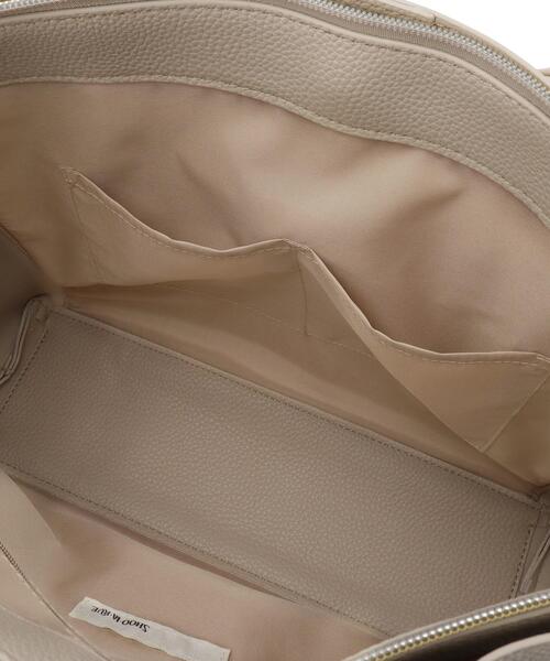 SHOO・LA・RUE(シューラルー)の「【軽量/通勤・通学】3層で使いやすい A4トートバッグ(トートバッグ・レディース・ブラック/アイボリー/ナチュラル・00)」の20枚目の写真