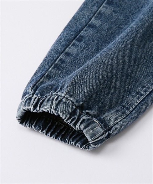QUNTSTYLE（キュントスタイル）の「デニムカーゴパンツ　<綿100％>（カーゴパンツ・キッズ・サックスブルー/ネイビー・150/140/130/110/160/120）」の8枚目の写真