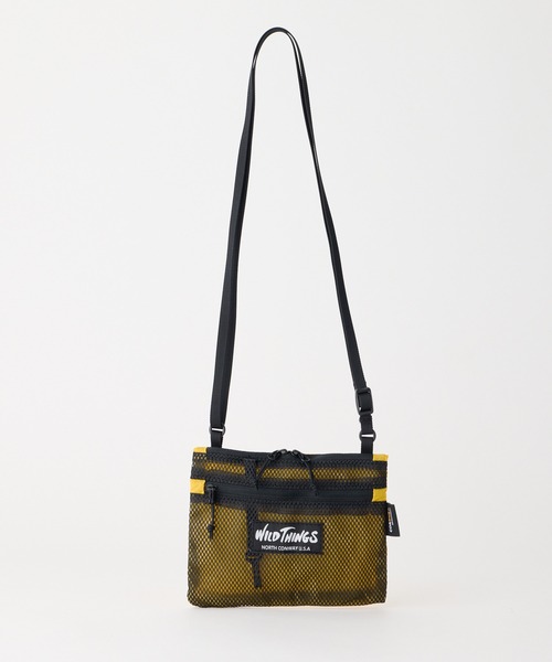 WILD THINGS(ワイルドシングス)の「超軽量!なんと47g!【WILD THINGS】LIGHT SHOULDER POUCH S 超軽量 2層ポケット ミニショルダー(ショルダーバッグ・レディース・ブラック/カーキ/クリアブラウン/パープル/ターコイズブルー/イエロー・ONE SIZE)」の6枚目の写真