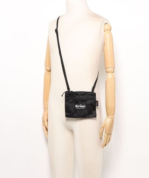WILD THINGS(ワイルドシングス)の「超軽量!なんと47g!【WILD THINGS】LIGHT SHOULDER POUCH S 超軽量 2層ポケット ミニショルダー(ショルダーバッグ・レディース・ブラック/カーキ/クリアブラウン/パープル/ターコイズブルー/イエロー・ONE SIZE)」の15枚目の写真