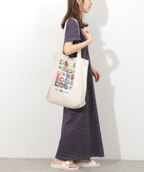 NEW BALANCE(ニューバランス)の「《WEB限定》【NEW BALANCE/ニューバランス】グラフィックトート(トートバッグ・レディース・アイボリー/ホワイト×ホワイト・FREE)」の9枚目の写真