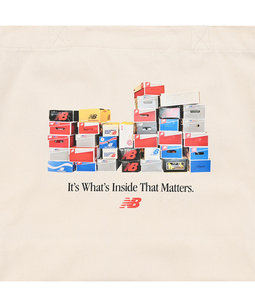NEW BALANCE(ニューバランス)の「《WEB限定》【NEW BALANCE/ニューバランス】グラフィックトート(トートバッグ・レディース・アイボリー/ホワイト×ホワイト・FREE)」の11枚目の写真