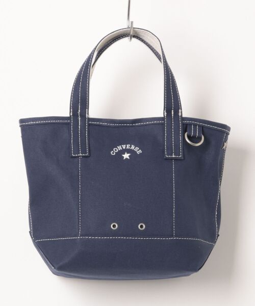 CONVERSE(コンバース)の「CONVERSE/コンバース CV AS CANVAS TOTE BAG S(トートバッグ・レディース・ベージュ/ネイビー/杢グレー/ライトブラウン/オフホワイト/レッド/ブラック/カーキ・ONE SIZE)」の7枚目の写真