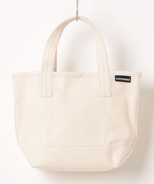 CONVERSE(コンバース)の「CONVERSE/コンバース CV AS CANVAS TOTE BAG S(トートバッグ・レディース・ベージュ/ネイビー/杢グレー/ライトブラウン/オフホワイト/レッド/ブラック/カーキ・ONE SIZE)」の9枚目の写真