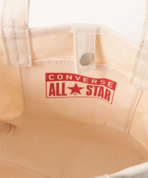 CONVERSE(コンバース)の「CONVERSE/コンバース CV AS CANVAS TOTE BAG S(トートバッグ・レディース・ベージュ/ネイビー/杢グレー/ライトブラウン/オフホワイト/レッド/ブラック/カーキ・ONE SIZE)」の12枚目の写真