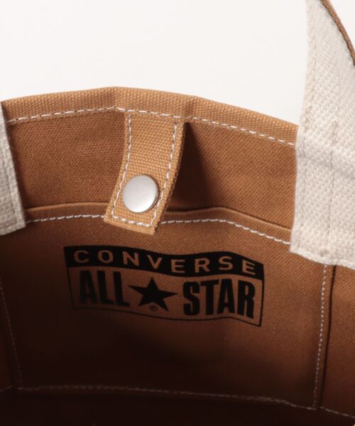 CONVERSE(コンバース)の「CONVERSE/コンバース CV AS CANVAS TOTE BAG S(トートバッグ・レディース・ベージュ/ネイビー/杢グレー/ライトブラウン/オフホワイト/レッド/ブラック/カーキ・ONE SIZE)」の13枚目の写真