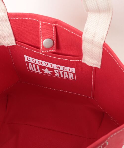 CONVERSE(コンバース)の「CONVERSE/コンバース CV AS CANVAS TOTE BAG S(トートバッグ・レディース・ベージュ/ネイビー/杢グレー/ライトブラウン/オフホワイト/レッド/ブラック/カーキ・ONE SIZE)」の15枚目の写真