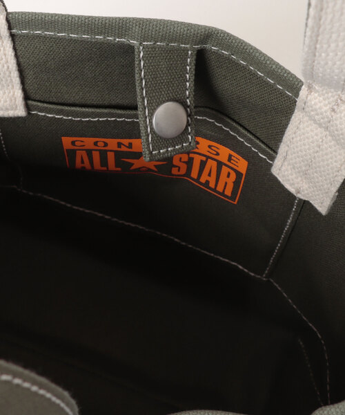 CONVERSE(コンバース)の「CONVERSE/コンバース CV AS CANVAS TOTE BAG S(トートバッグ・レディース・ベージュ/ネイビー/杢グレー/ライトブラウン/オフホワイト/レッド/ブラック/カーキ・ONE SIZE)」の18枚目の写真
