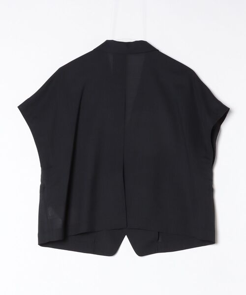 ROBES&CONFECTIONS(ローブスコンフェクションズ)の「Robes & Confections/ローブス&コンフェクションズ/ドライ ウールボイル H JKT(テーラードジャケット・レディース・ブラック・1)」の2枚目の写真