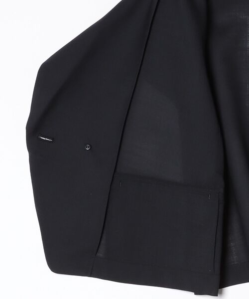 ROBES&CONFECTIONS(ローブスコンフェクションズ)の「Robes & Confections/ローブス&コンフェクションズ/ドライ ウールボイル H JKT(テーラードジャケット・レディース・ブラック・1)」の3枚目の写真