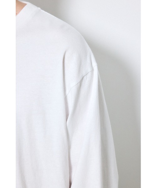 AZUL by moussy(アズールバイマウジー)の「FOREST グラフィック長袖Tシャツ(Tシャツ/カットソー・メンズ・ホワイト/ブラック/ライトピンク・MEDIUM/LARGE)」の12枚目の写真