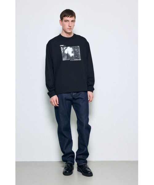 AZUL by moussy(アズールバイマウジー)の「FOREST グラフィック長袖Tシャツ(Tシャツ/カットソー・メンズ・ホワイト/ブラック/ライトピンク・MEDIUM/LARGE)」の18枚目の写真