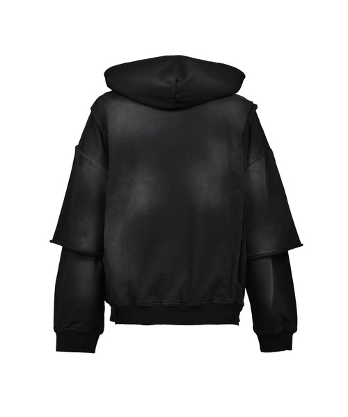 BLEACH LAYERED ZIP HOODIE（パーカー）｜BREATH（ブレス）の