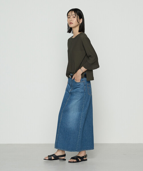 K.T KIYOKO TAKASE（キヨコタカセ）の「〔 Sサイズ 〕 天竺裏目編み スパンコールニットプルオーバー（ニット/セーター・レディース・ネイビー・5号）」の12枚目の写真