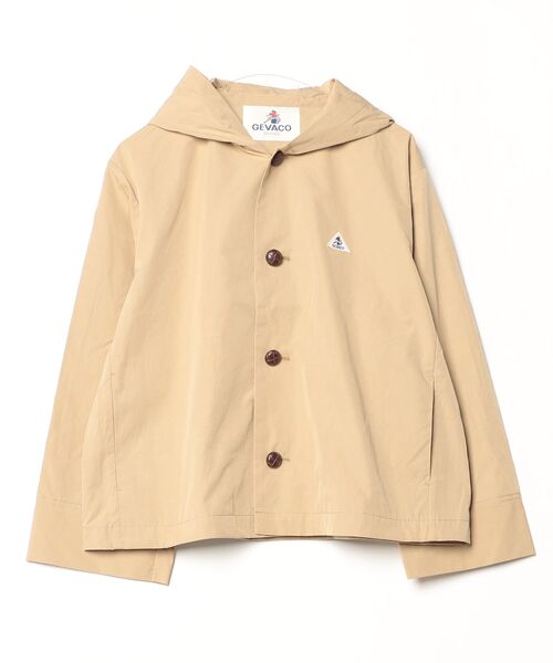 fredy emue（フレディエミュ）の「【GEVACO】別注フーディジャケット（ブルゾン・レディース・ネイビー/ベージュ/カーキ・38）」の2枚目の写真