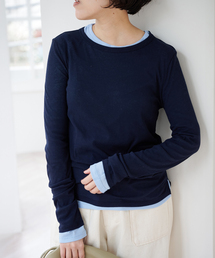 EMILY WEEK | 《追加10》パウダリーコットンプルオーバー(Tシャツ/カットソー)