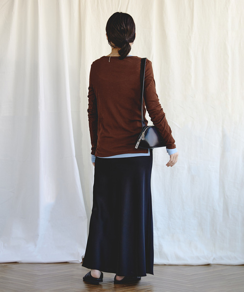 EMILY WEEK(エミリーウィーク)の「《追加10》パウダリーコットンプルオーバー(Tシャツ/カットソー・レディース・ブルー系その他/ネイビー/ピンク・FREE)」の13枚目の写真