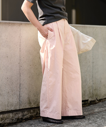 FRAMeWORK（フレームワーク）の「≪洗濯機洗い可   ≫コットンナイロンタックパンツ（その他パンツ）」