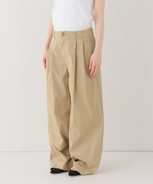≪洗濯機洗い可≫コットンナイロンタックパンツ（その他パンツ