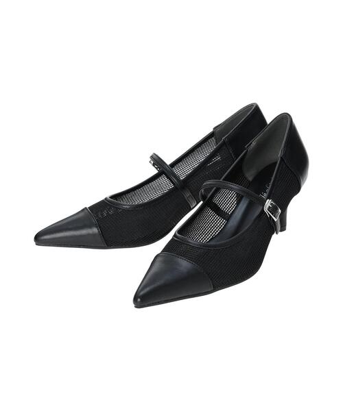 Te chichi（テチチ）の「ポインテッドチュールパンプス（パンプス・レディース・ベージュ/ブラック/ブラウン・37/38）」の2枚目の写真