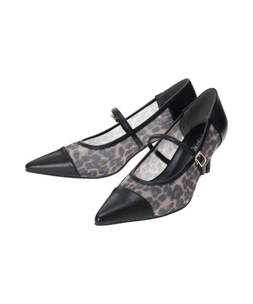 Te chichi（テチチ）の「ポインテッドチュールパンプス（パンプス・レディース・ベージュ/ブラック/ブラウン・37/38）」の4枚目の写真