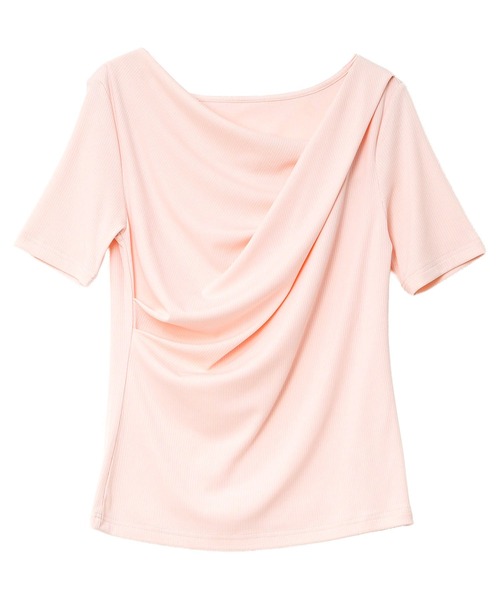 アシンメトリードレープトップス（Tシャツ/カットソー）｜KOBE LETTUCE
