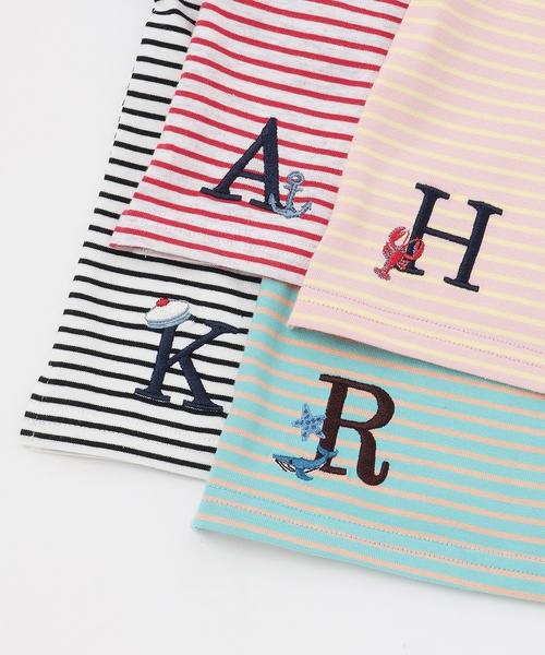 petit main（プティマイン）の「【防汚】カラーボーダー半袖Tシャツ（Tシャツ/カットソー・キッズ・ライトピンク/ブラック/エメラルド/レッド・120cm/110cm/100cm/130cm/80ｃｍ/90cm）」の20枚目の写真