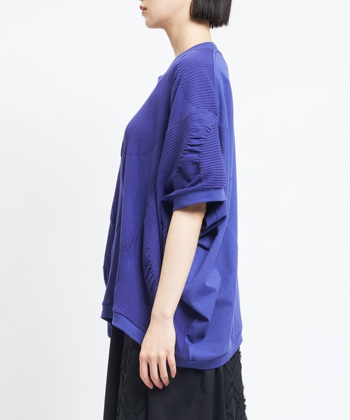 gomme（ゴム）の「リンクスバルーンＴ（Tシャツ/カットソー・レディース・ブラック/ホワイト/パープル・MEDIUM）」の15枚目の写真