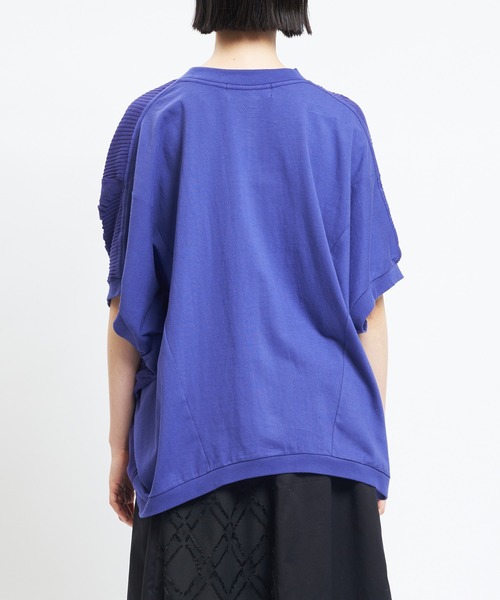 gomme（ゴム）の「リンクスバルーンＴ（Tシャツ/カットソー・レディース・ブラック/ホワイト/パープル・MEDIUM）」の16枚目の写真