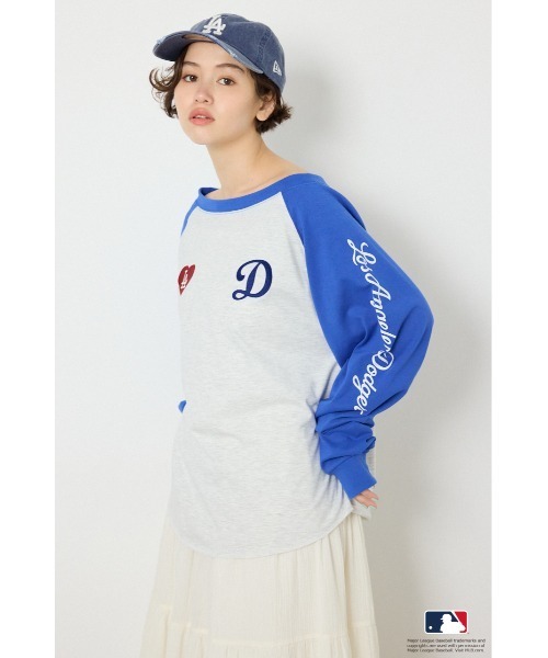 RODEO CROWNS WIDE BOWL(ロデオクラウンズワイドボウル)の「(MLB)オフショルラグラントップス(Tシャツ/カットソー・レディース・ブラウン系その他/ブルー系その他3/ブルー系その他・FREE)」の5枚目の写真