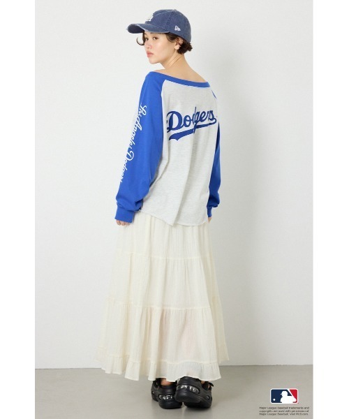 RODEO CROWNS WIDE BOWL(ロデオクラウンズワイドボウル)の「(MLB)オフショルラグラントップス(Tシャツ/カットソー・レディース・ブラウン系その他/ブルー系その他3/ブルー系その他・FREE)」の9枚目の写真
