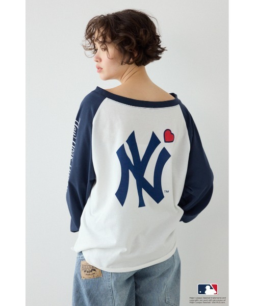 RODEO CROWNS WIDE BOWL(ロデオクラウンズワイドボウル)の「(MLB)オフショルラグラントップス(Tシャツ/カットソー・レディース・ブラウン系その他/ブルー系その他3/ブルー系その他・FREE)」の18枚目の写真