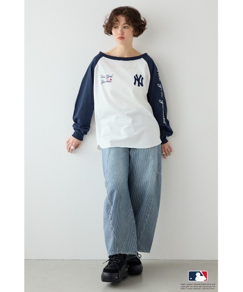 RODEO CROWNS WIDE BOWL(ロデオクラウンズワイドボウル)の「(MLB)オフショルラグラントップス(Tシャツ/カットソー・レディース・ブラウン系その他/ブルー系その他3/ブルー系その他・FREE)」の19枚目の写真