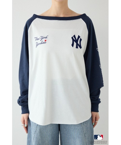 RODEO CROWNS WIDE BOWL(ロデオクラウンズワイドボウル)の「(MLB)オフショルラグラントップス(Tシャツ/カットソー・レディース・ブラウン系その他/ブルー系その他3/ブルー系その他・FREE)」の21枚目の写真