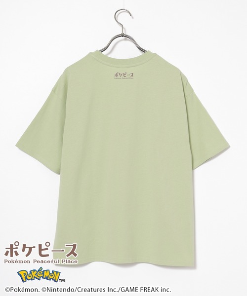 Honeys(ハニーズ)の「【UVカット】ポケピース/ゆるTシャツ(Tシャツ/カットソー・キッズ・パープル/ブルー/ブラック/グリーン/ホワイト/ネイビー/イエロー/オレンジ・150cm/M/LL/L/S)」の11枚目の写真